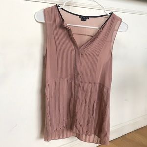 Theory Silk Sleeveless Blouse